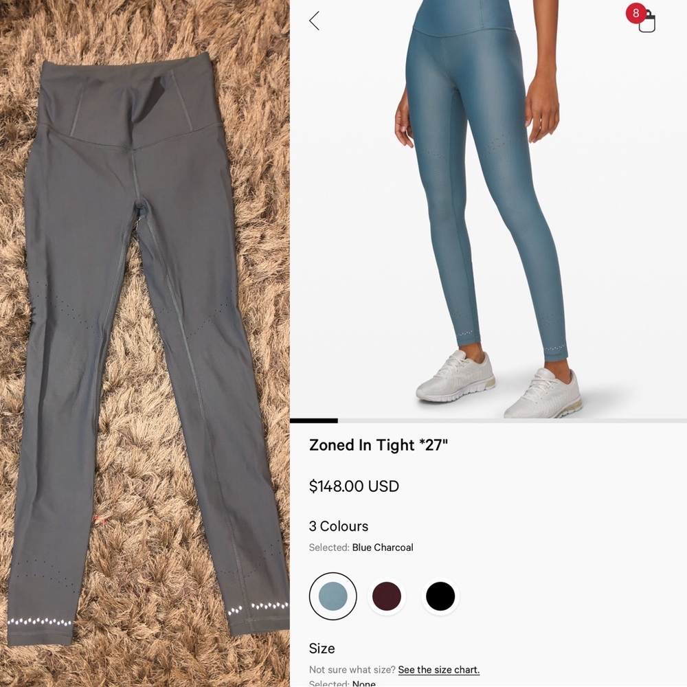 Lululemon Zoned In Tight